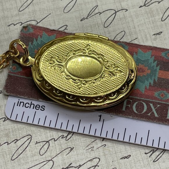 Gold Red Bird Cardinal Memorial Jewelry Locket Necklace Pendant Wedding spring - Picture 7 of 9